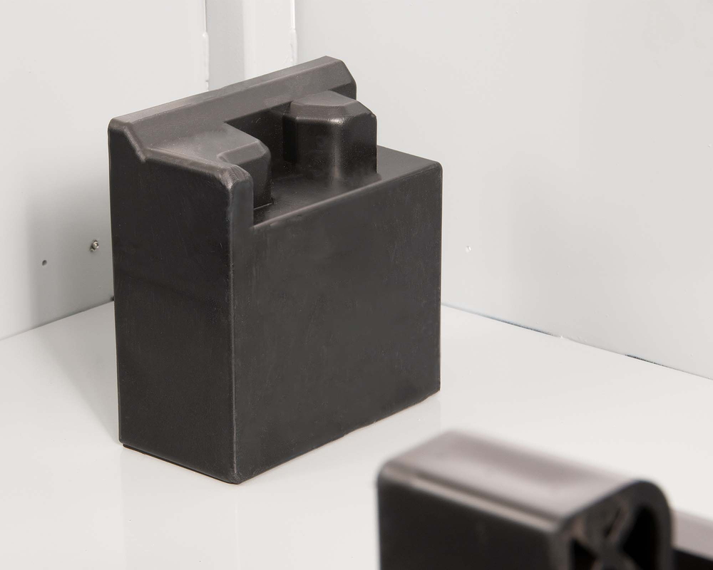 Detail photo of the load carrier for the drive modules